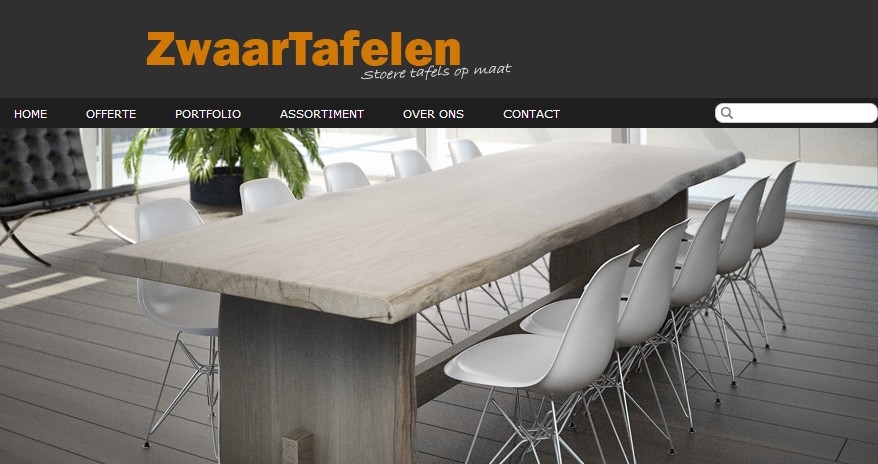 zwaar tafelen tafels op maat gemaakt
